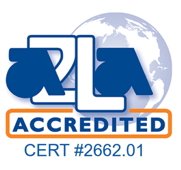 A2LA Cert #2662.01